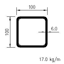CFSHS 100x100x6,0