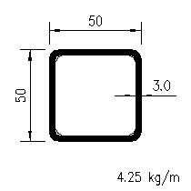CFSHS 50x50x3,0