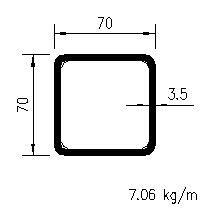 CFSHS 70x70x3,5