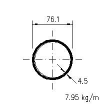 HFCHS 76,1x4,5